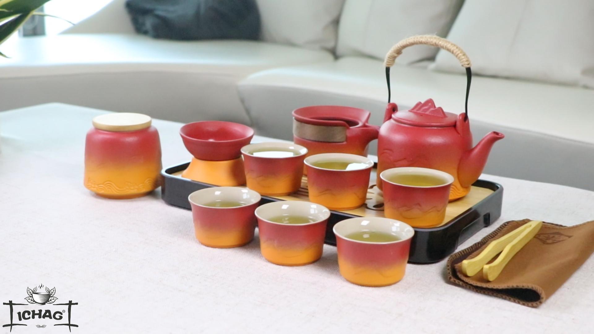 Hani 様♡teegan kit （ご予約分） Amazon.com | ICHAG Chinese Tea Set, Japanese Tea Sets for Adults